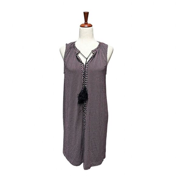 Michael by Michael Kors Women's Print Medium Sheath Dress Sleeveless Midi‎ Red - Picture 1 of 7